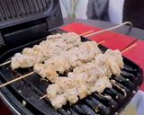 মালাই চিকেন পেস্তো কাবাব (Malai Chicken Pesto Kebab recipe in Bengali) রেসিপির ধাপ 17 ছবি