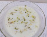 A picture of step 3 of Sabudana and semolina kheer.