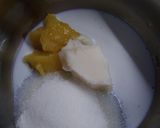 Mézes, meggyes grízes krémmel recept fázis 1 fotója