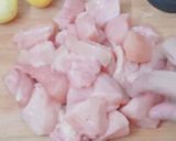 A picture of step 1 of Restaurant style Chicken dry fry.