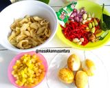 Foto langkah ke 4 dari resep Sambel goreng krecek, kentang, telor.