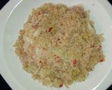 A picture of step 13 of Dambun shinkafa with cabbage.