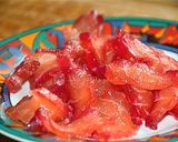 Une image de l'étape 5 de Saumon gravlax à la vodka et betterave.
