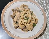 Foto langkah ke 8 dari resep Fettuccine Creamy Cajun.