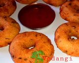 A picture of step 4 of Instant Rava Aloo Vadai.