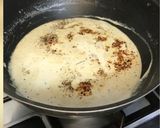 A picture of step 4 of Restaurant style fettuccine Alfredo pasta❤️❤️.