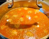 A picture of step 2 of Quick Italian Meatball Soup with Spaghetti.