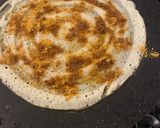 A picture of step 4 of Barley podi dosa.