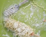 A picture of step 3 of Sausage Rolled Noodles Satay (Indonesian Street Food).