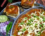 চিজি পাও ভাজি(cheesy pav bhaji recipe in bengali) রেসিপি ধাপ - 6 ছবি