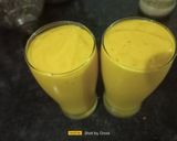 A picture of step 4 of Mango Kaju Milkshake.