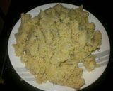 A picture of step 2 of Khuskhus Halwa.