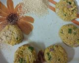 A picture of step 3 of Pumpkin tikki chaat.