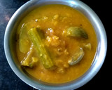 கத்திரிக்காய் முருங்கைக்காய் சாம்பார்(brinjal sambar recipe in tamil) ரெசிபி ஸ்டேப் 3 புகைப்படம்