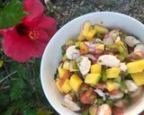 A picture of step 1 of Shrimp with Mango Pico de Gallo.