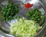 A picture of step 1 of Mango Salsa.
