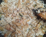 Foto del paso 8 de la receta: Arroz Frito con atún, gambas y calabacín