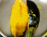 A picture of step 1 of Bengali Style Brinjal mustard seeds Gravy.