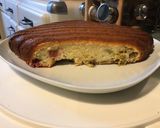 Une image de l'étape 12 de Gâteau fondant à la rhubarbe rose et vanille.
