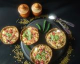 हरा मूंग और आटे की कटोरी चाट (hara moong aur aate ki katori chaat recipe in Hindi) रेसिपी चरण 8 फोटो