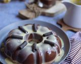 Foto langkah ke 4 dari resep Chocolate Pudding with Creamy Vla.