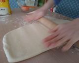 A picture of step 4 of Sourdough Croissants.