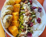 A picture of step 5 of Mango Banana Smoothie Bowl.