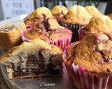 Une image de l'étape 7 de Muffins Zébrés Chocolat/Vanille.