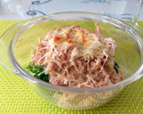 Foto del paso 6 de la receta: Brócoli con Bechamel y Pollo gratinado