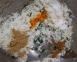 A picture of step 4 of Methi pulao.
