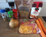 Foto del paso 2 de la receta: Albóndigas veggies/ vegetales (de soja texturizada y verduras)