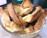 Foto langkah ke 7 dari resep Raisins Bread Pudding Ala Vileen.