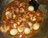 Balado udang Telur Puyuh langkah memasak 5 foto