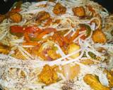 Chicken veg spicy spaghetti recipe step 10 photo