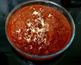 A picture of step 6 of My Spaghetti Bolognaise only without the spaghetti. 😆.