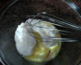 A picture of step 5 of Shrikhand in vermicelli nest.