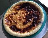 Une image de l'étape 15 de Flan pâtissier aux myrtilles pâte brisée au curaçao.