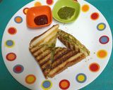 A picture of step 5 of Potato & Cheese Grilled Sandwich.