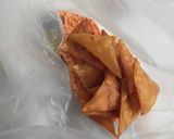 Foto langkah ke 3 dari resep Keripik Pangsit Bumbu Tabur.