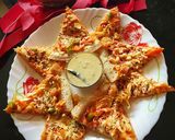 A picture of step 4 of Dosa Pizza.