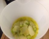 A picture of step 2 of Squid Spaghetti with Zucchini Cream.