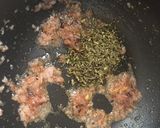A picture of step 3 of Methi palak chaman.