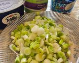A picture of step 2 of Creamy Potato & Scallion Spread.