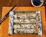 A picture of step 3 of California Roll Sushi.
