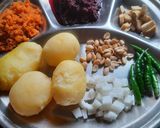 বিট গজরের চপ (ভেজিটেবেল চপ) (vegetable chop recipe in bengali) রেসিপির ধাপ 1 ছবি
