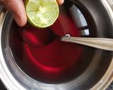 A picture of step 5 of Mint Hibiscus Iced Tea.