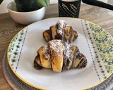 Málnás-étcsoki wassant 🥐 recept fázis 6 fotója
