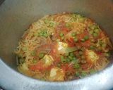 A picture of step 3 of Peas & Tomato Biryani.