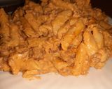 A picture of step 5 of Macaroni with Ground Meat Béchamel and Cheese.