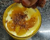 A picture of step 13 of Layered mango lassi.
